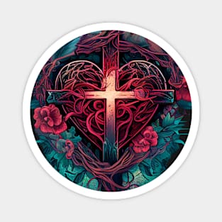 The Cross of Jesus Design V6 Magnet